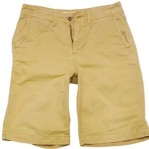 AEO American Eagle Men's 100% Cotton Long Board Shorts Khaki 11" Inseam Size 30